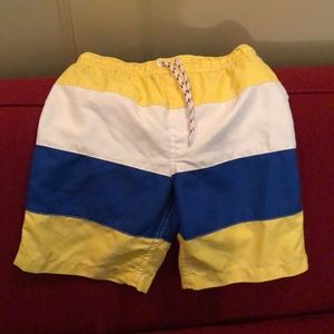 Lands’ End boys swim trunks 8-10